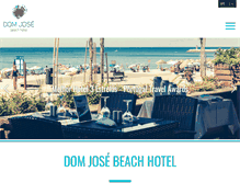 Tablet Screenshot of domjosebeachhotel.com